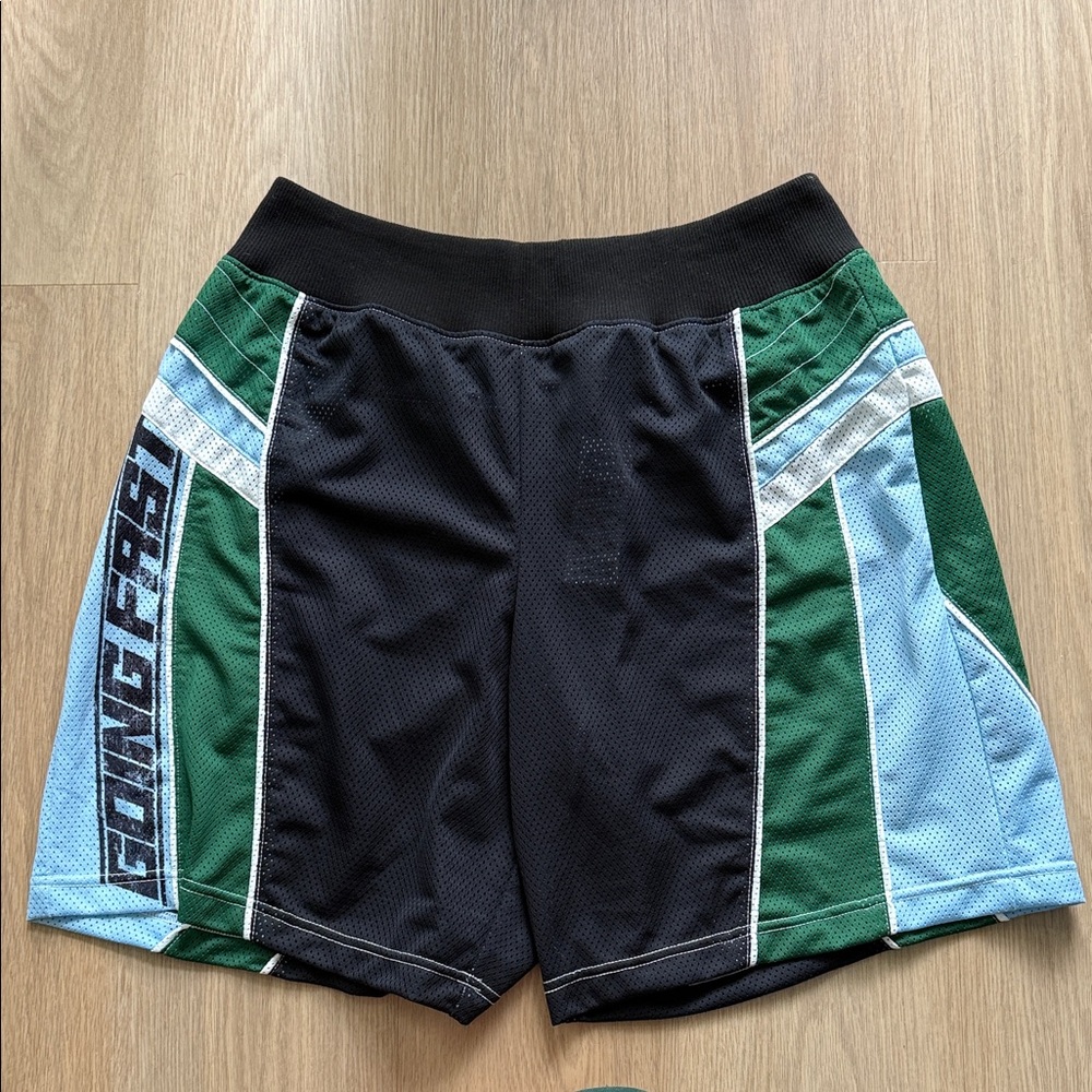 BDG Black and Green Athletic Shorts